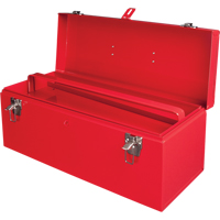 Coffre &agrave; outils portatif ATB100 avec plateau en m&eacute;tal pour outils, 8-3/4" P x 21" la x 9" h, Rouge MAS Chibougamau
