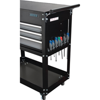 Chariot utilitaire, 4 tiroirs, 18" lo x 33" la x 39" h, Noir MAS Chibougamau