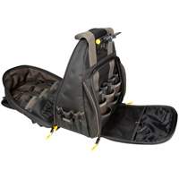 Techgear 53-Pocket Tool Backpack, 16" L x 13-1/4" W, Black, Polyester MAS Chibougamau
