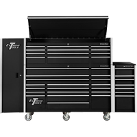 Armoire lat&eacute;rale s&eacute;rie RX, 3 tiroirs, 19" la x 25" p x 61" h, Noir MAS Chibougamau