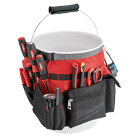 Bucket Organizer Bag, 10" L x 10" W x 13-1/2" H, Nylon, Red MAS Chibougamau