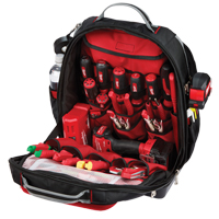 Ultimate Jobsite Backpack, 20" L x 17" W, Black, Ballistic MAS Chibougamau