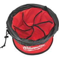 Parachute Organizer Bag, 11-4/5" L x 11-4/5" W x 11" H, Nylon, Black/Red MAS Chibougamau