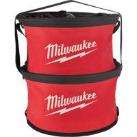 Parachute Organizer Bag, 11-4/5" L x 11-4/5" W x 11" H, Nylon, Black/Red MAS Chibougamau
