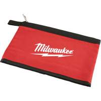 &eacute;tui avec fermeture &agrave; glissi&egrave;re, Toile, 1 pochettes, Noir/Rouge MAS Chibougamau