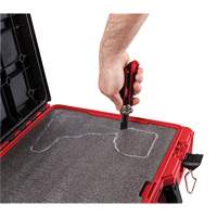 Packout Tool Case with Customizable Insert, 20-7/10" x 15-1/5" x 6-1/5", Black/Red MAS Chibougamau