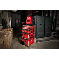 Packout Backpack, 15-3/4" L x 11-4/5" W, Black/Red, Ballistic MAS Chibougamau