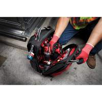 Packout Backpack, 15-3/4" L x 11-4/5" W, Black/Red, Ballistic MAS Chibougamau