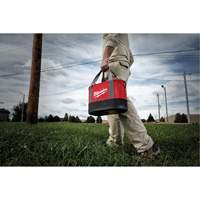 Aerial Utility Oval Bag, Ballistic Nylon, 14 Pockets, Black/Red MAS Chibougamau