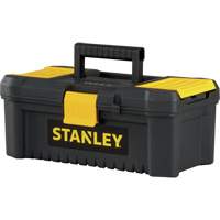 Coffre &agrave; outils avec plateau Essential, 12-1/2" la x 7-3/8" p x 5-1/8" h, Noir/Jaune MAS Chibougamau