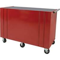 Chariot &agrave; outils industriel, 12 tiroirs, 56" la x 24-1/2" p x 38-1/8" h, Rouge MAS Chibougamau