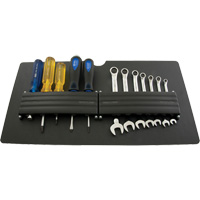 Panneau porte-outils de petite taille pour coffre &agrave; outils mobile MAS Chibougamau