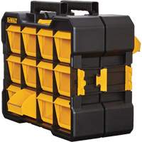 Organisateur Flip-Bin, 3-7/8" la x 17-3/4" p x 13-7/8" h, Noir/Jaune MAS Chibougamau