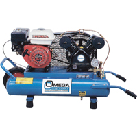 Contractor Series Air Compressors, Gas, 6.6 Gal. (8 US Gal), 125 PSI MAS Chibougamau