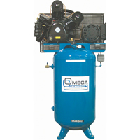 Compresseurs d'air s&eacute;rie industrielle - Compresseurs verticaux - Deux &eacute;tages, 66,6 gal. (80 gal. US) MAS Chibougamau