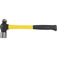 BP-16F Fibreglass Handle Ball Pein Hammer, 16 oz. Head Weight, Plain Face, Cushion Handle MAS Chibougamau