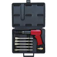 Heavy-Duty Air Hammer Kit, 25 CFM, 1/4", 2300 BPM, 3/4" x 3-1/2" (19 mm x 89 mm) MAS Chibougamau