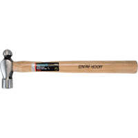 Ball Pein Hammer, 16 oz. Head Weight, Plain Face, Wood Handle MAS Chibougamau