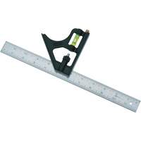 &eacute;querre combin&eacute;e, 12" lo, 1/8"/1/16"/1/32" Graduations MAS Chibougamau