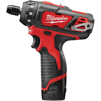 Ensemble tournevis hexagonaux &agrave; 2 vitesses M12, 1/4", 12 V, 275 lb-po couple max., Lithium-ion bloc-pile MAS Chibougamau