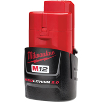 Bloc-piles M12 Redlithium 2.0, Lithium-ion, 12 V, 2 A MAS Chibougamau