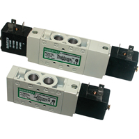 Pilot 5-Way 2-Position 4-Way Solenoid Valves, 1/8" Pipe, 150 PSI MAS Chibougamau