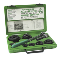 Ensemble de poinçonnage avec cliquet et poinçons SlugBuster MAS Chibougamau