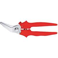 Offset Multi-Purpose Snips, 1-5/8" Cut Length, Straight Cut MAS Chibougamau