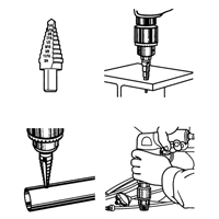 Step Drills, 1/32" Increments MAS Chibougamau