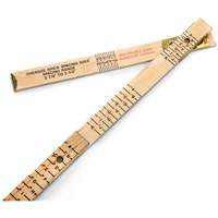 Red End&reg; Oversized Brick Mason Rule, 6' L, Wood, 1/16" Graduations MAS Chibougamau