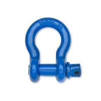 Farm Clevis Anchor Shackle, 1/4", Screw Pin, Coated MAS Chibougamau