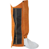 Leather Spats, 14" L, Lava Brown MAS Chibougamau