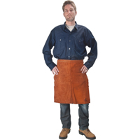 Leather Apron, Waist, 24" L, Lava Brown MAS Chibougamau