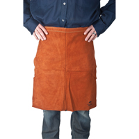 Leather Apron, Waist, 24" L, Lava Brown MAS Chibougamau