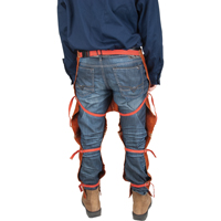 Tablier fendu aux jambes et jambi&egrave;res en cuir, 40" lo, Lava Brown MAS Chibougamau