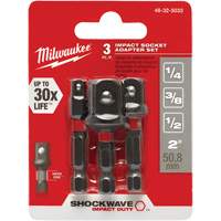 Jeu d'adaptateur de douilles &agrave; chocs Shockwave, 1/4" Prise, Sph&eacute;rique, 1-7/8" lo MAS Chibougamau
