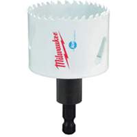 Hole Dozer Hole Saw with Arbor, 2-1/8", 1-5/8" Depth of Cut, Bi-Metal MAS Chibougamau