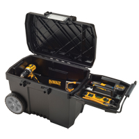 Coffre &agrave; outils pour entrepreneur, 15-19/32" la x 24-13/16" p x 16-1/2" h, Noir MAS Chibougamau
