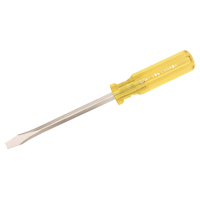 Slotted Screwdriver, 1/4", 6-3/4" L, Plastic Handle MAS Chibougamau