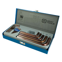 Hex Key Set, 15 Pcs., Metric MAS Chibougamau