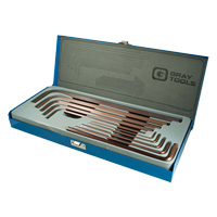 Extra Long Arm Hex Key Set, 10 Pcs., Imperial MAS Chibougamau