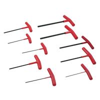 T-handle Hex Key Set, 10 Pcs., Imperial MAS Chibougamau