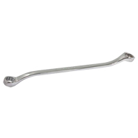 Box Wrench, 12 Point, 1/2" x 9/16", 15° Offset, Chrome Finish MAS Chibougamau