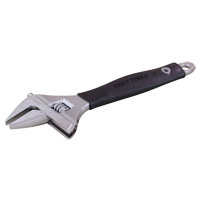 Adjustable Wrench, 8-1/4" L, 1-1/2" Max Width, Polished MAS Chibougamau