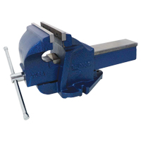 Ductile Iron Mechanics Bench Vise, 8" Jaw Width, 4" Throat Depth MAS Chibougamau