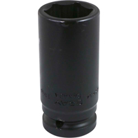 Socket, Impact, 9/16", 3/4" Drive, 6 Points, Deep MAS Chibougamau