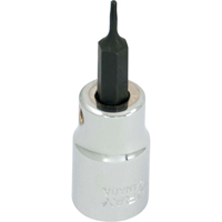 Bit Socket, Torx&reg;, T6 x 2-1/8" L, 3/8" Drive MAS Chibougamau
