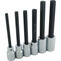 Hex Head Socket Set, Hex, 1/2" Drive, 6 Pcs MAS Chibougamau