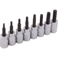 Socket Set, Torx&reg;, 3/8" Drive, 8 Pcs MAS Chibougamau