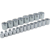 Socket Set, 21 Pcs, 3/8" Drive Size MAS Chibougamau